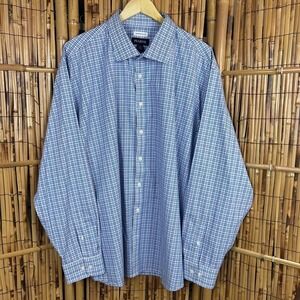 JOS A BANK Traditional Fit Mens 2XL Button LS Multicolor Plaid Check Preppy